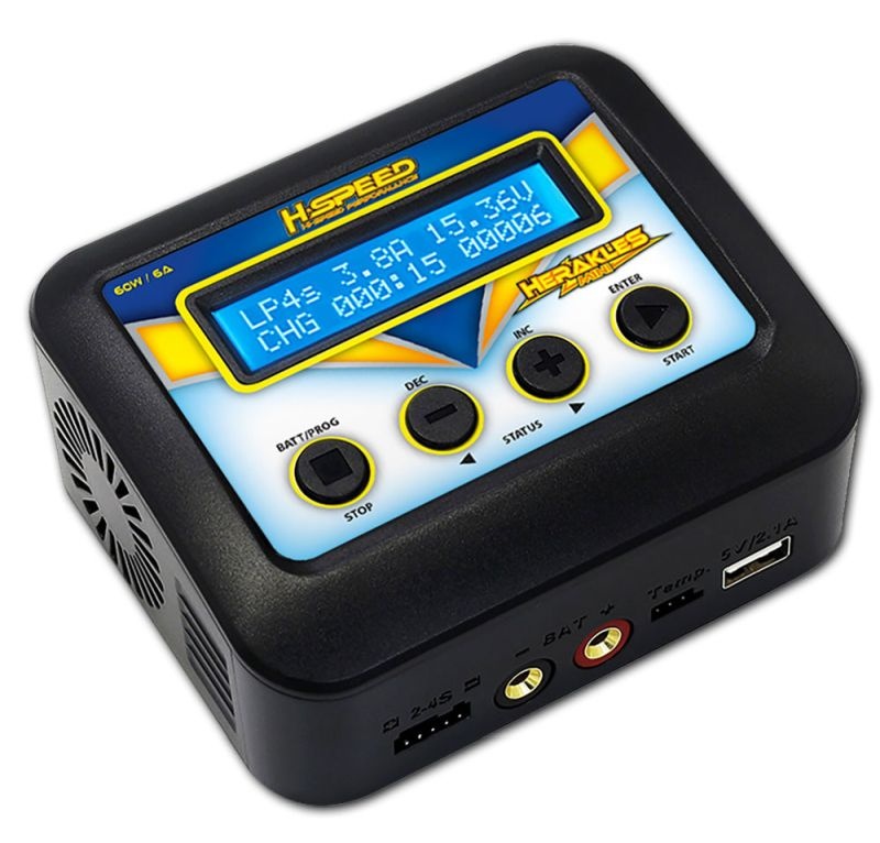 H-SPEED Herakles MINI AC Ladegerät 60W HSP0017