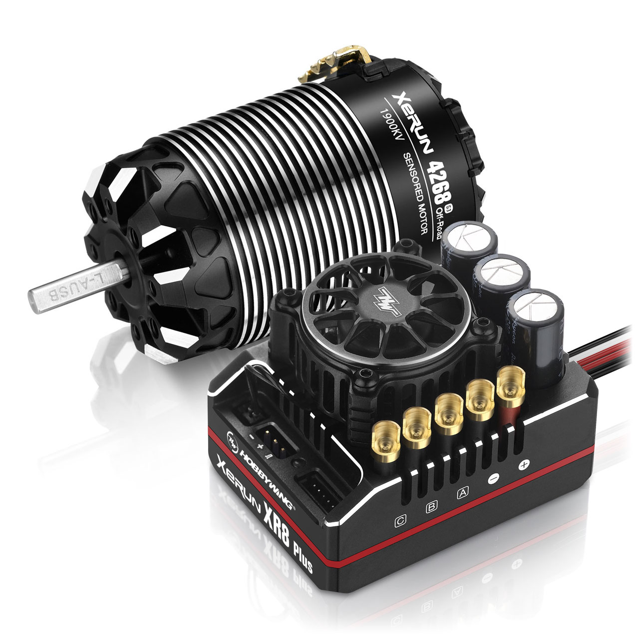 Hobbywing Xerun XR8 Plus G2S Combo mit 4268 1900kV Motor Off-Road 38020500
