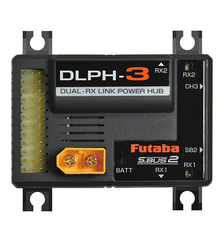 Futaba DLPH-3 Dual RX Link Power Hub FP05102759-3