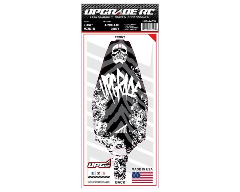Upgrade RC Chassis Protector (Archaic Grey) (1) für Losi Mini-B