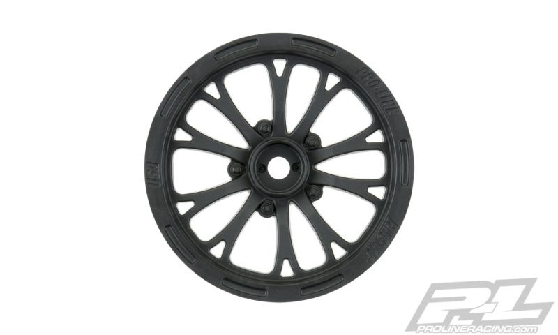 Pro-Line Pomona Drag Spec 2.2 schwarz 2WD Vorder-Felge (2) Slash 2WD 2775-03 - Abbildung 1