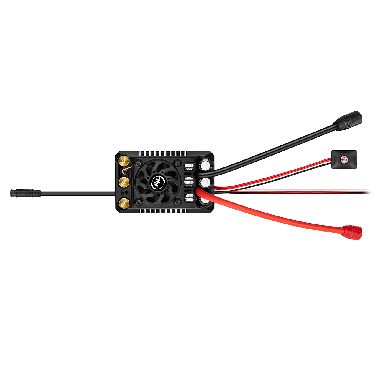 Hobbywing Ezrun MAX5 HV Plus G2 Regler 300 Amp, 6-12s LiPo, BEC 6A 30104300