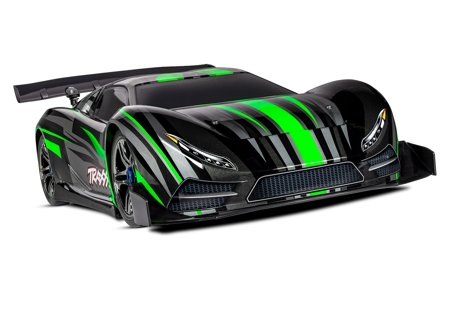 Traxxas XO-1 Supercar grün Brushless Onroad Speed Car RTR ohne Akku/Lader 64077-3 - Abbildung 1