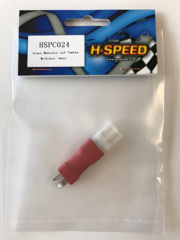 H-SPEED Deans Männchen auf Tamiya Weibchen kurz Adapter HSPC024