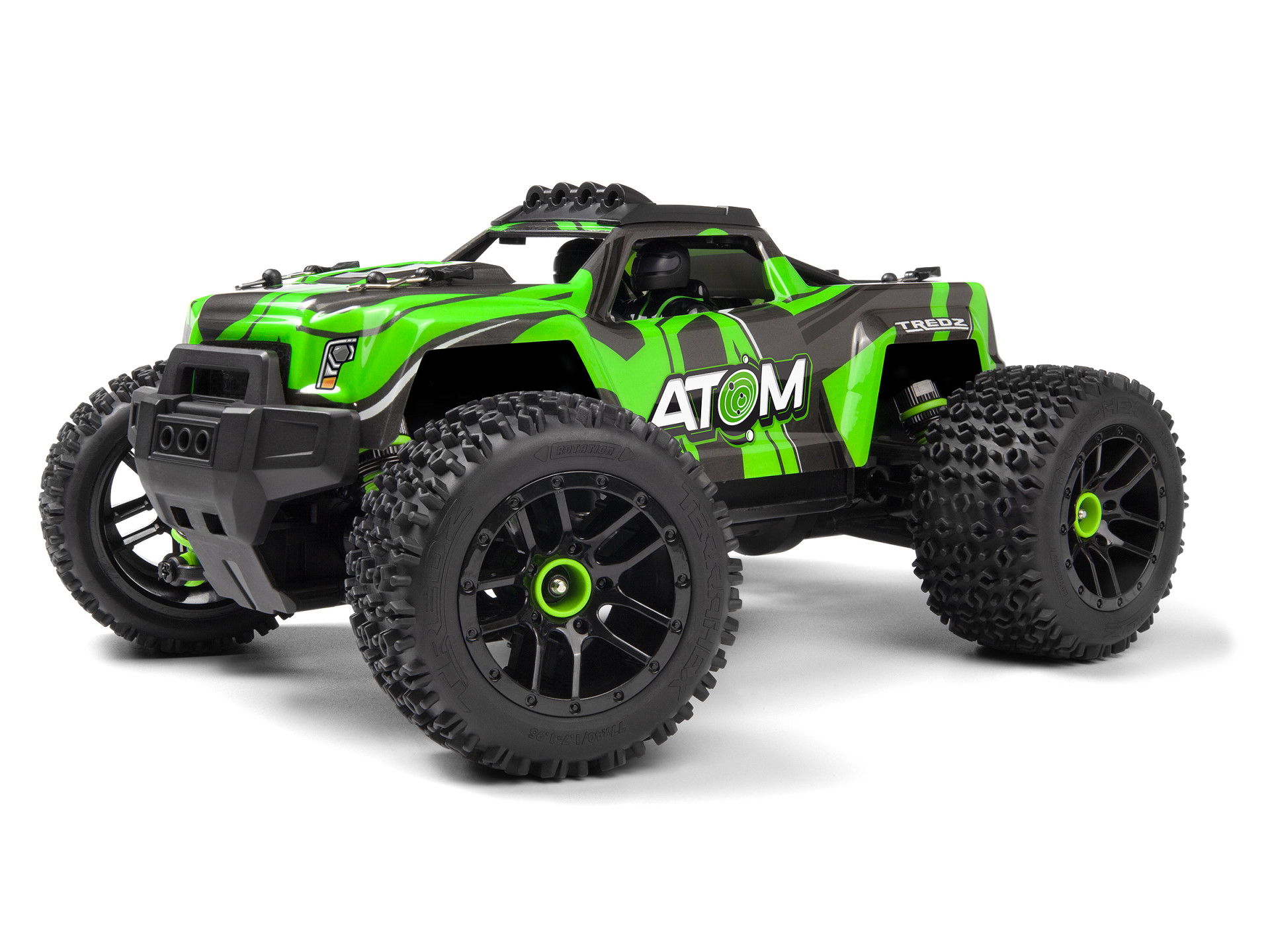 Maverick Atom AT1 1/18 4WD Elektro Monstertruck Grün 150568 - Abbildung 1
