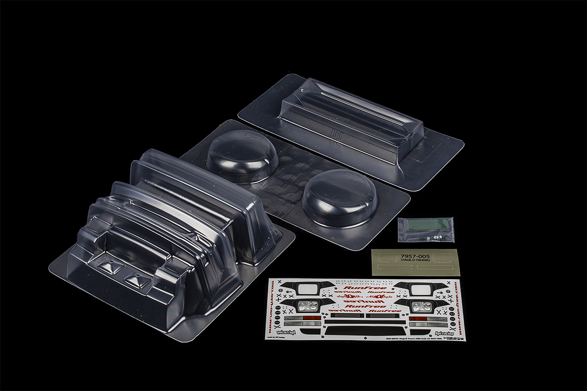 HPI Stage-D Toyota Trueno Ae86 Karosserie Kit (Run Free) 117431