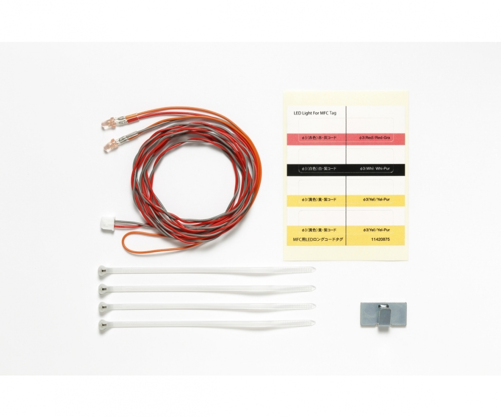 Tamiya 56549 MFC LED-Set 3mm rot L:1100mm 300056549