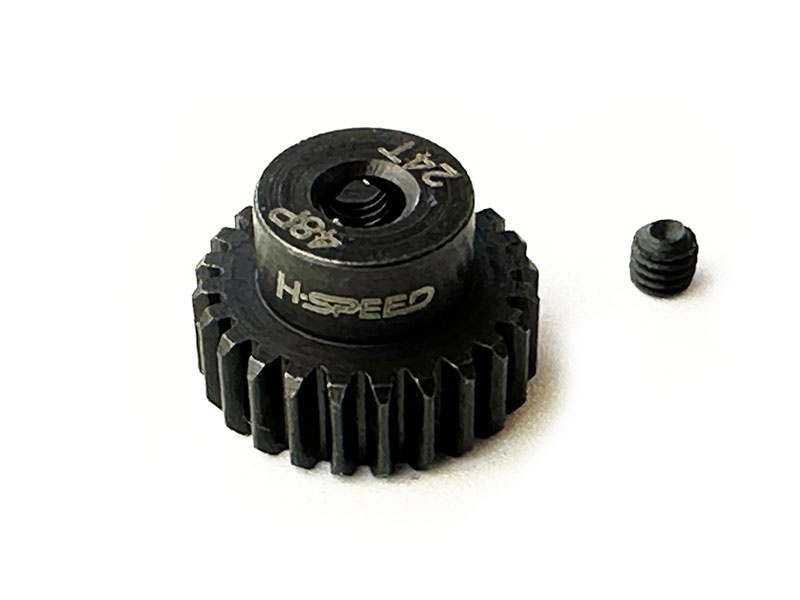 H-SPEED Ritzel 24 Zähne 48dp, 3,175mm Stahl HSPX324