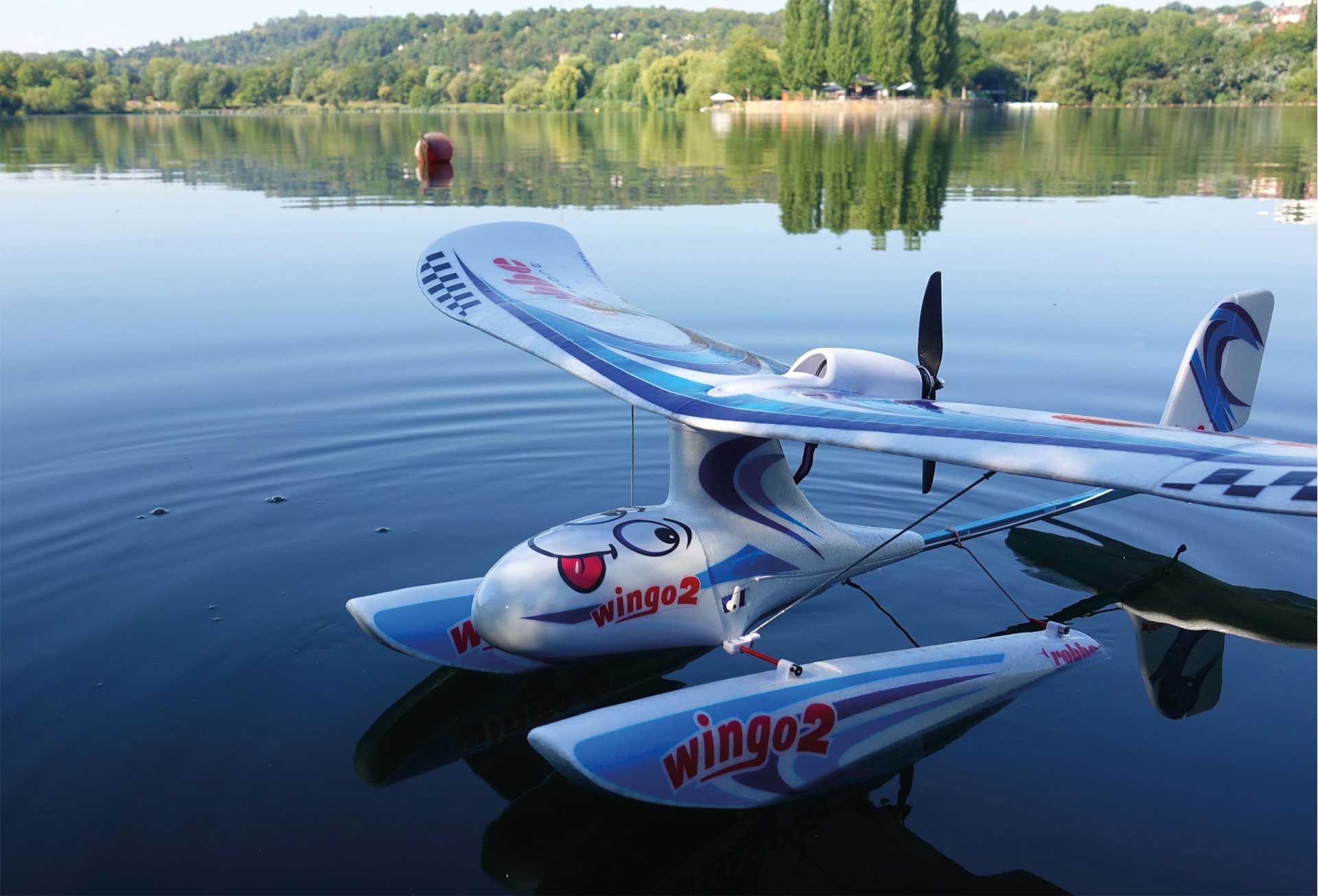 Robbe WINGO 2 KIT Bausatz "YOU CAN FLY" mit Brushless Motor, Regler und Servos, weitgehend vorgefertigt 2656