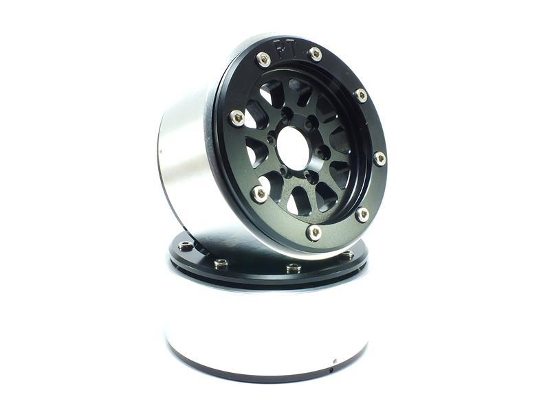 Metsafil Beadlock Wheels GEAR schwarz/schwarz 1.9 (2 St.) ohne Radnabe MT5030BB