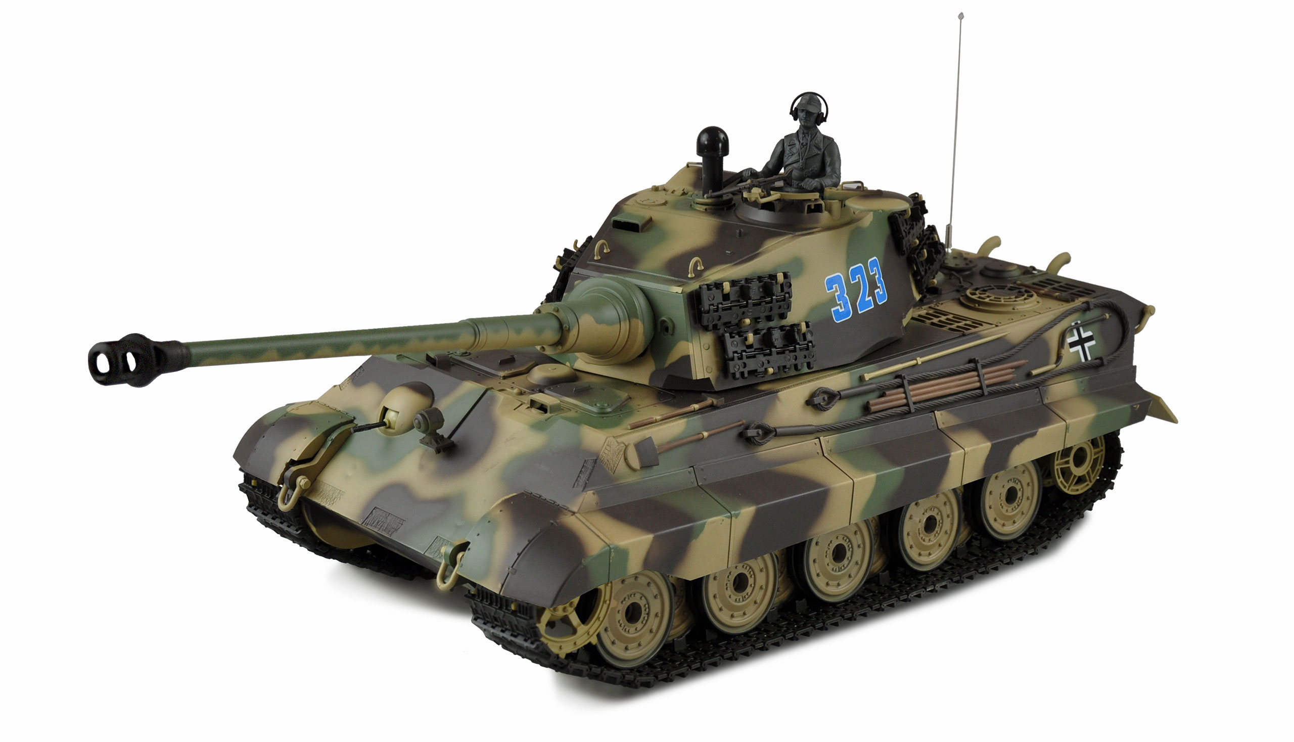 Amewi Königstiger mit Henschelturm 1:16 Professional Line II IR/BB 23111
