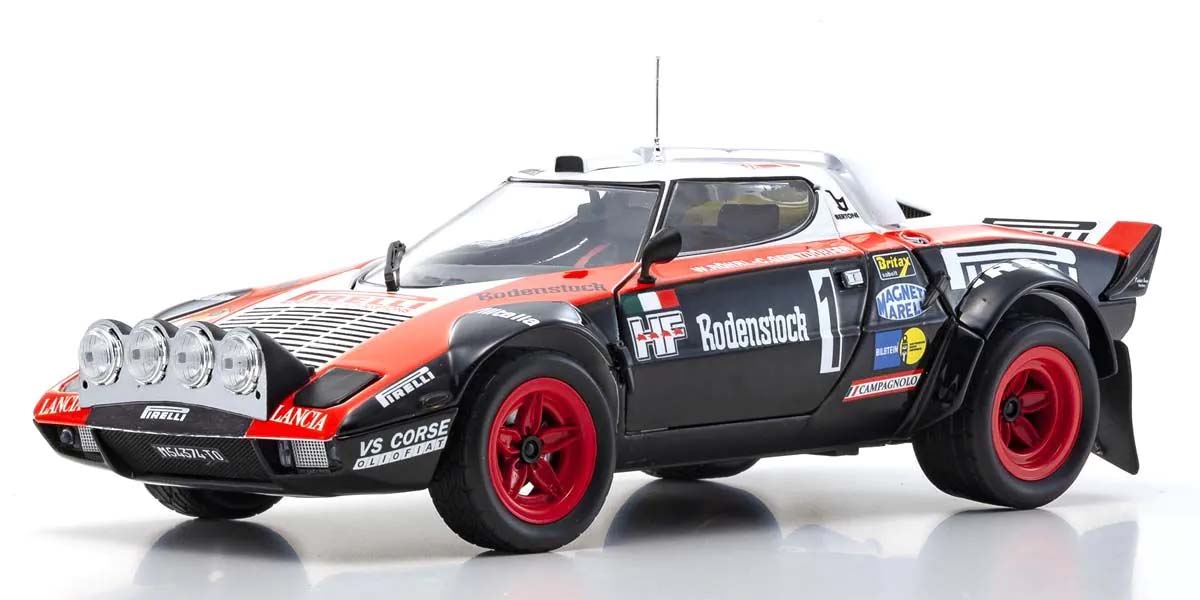 Kyosho 1:18 Lancia Stratos HF S.Munari Winner Monte Carlo1977 Nr.1 08130D - Abbildung 1