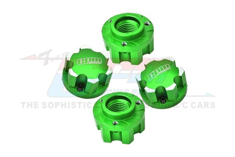 GPM Radmitnehmer 7075 Alu grün für PRO-LINE Reifen TRX X-Maxx & XRT XRT005G