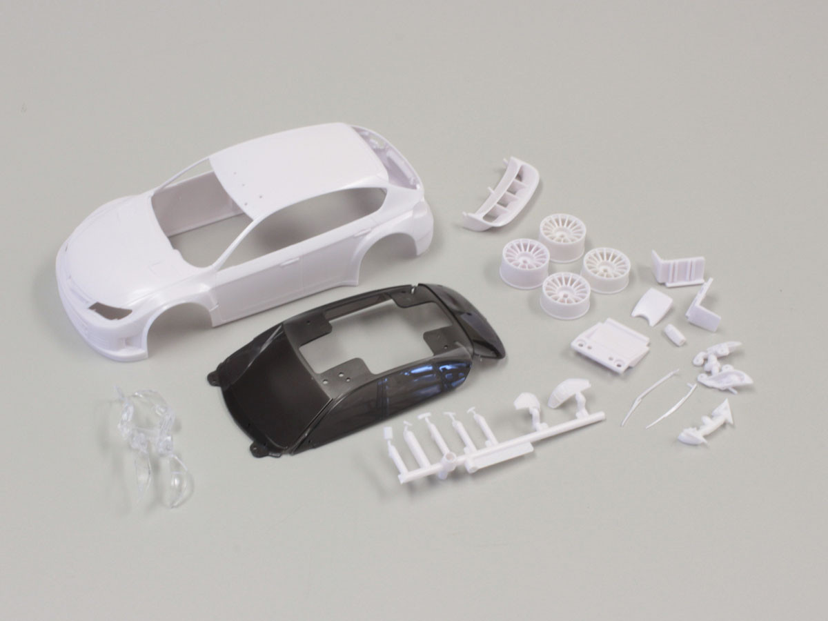 Kyosho Karosserie Mini-Z Subaru Impreza WRC2008 mit Felgen MZN160 - Abbildung 1