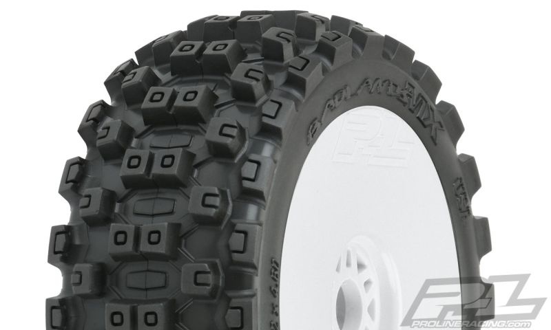 Pro-Line Badlands MX M2 (medium) auf Felge weiß v/h Verbrenner 1:8 Offroad *neuer Preis* 9067-31