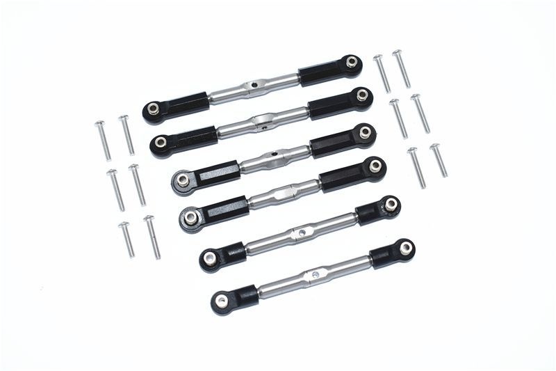GPM Edelstahl Gewindespurstangen-Set (6 Stk.) ARRMA Kraton 4s MAKS160SOCBEBK