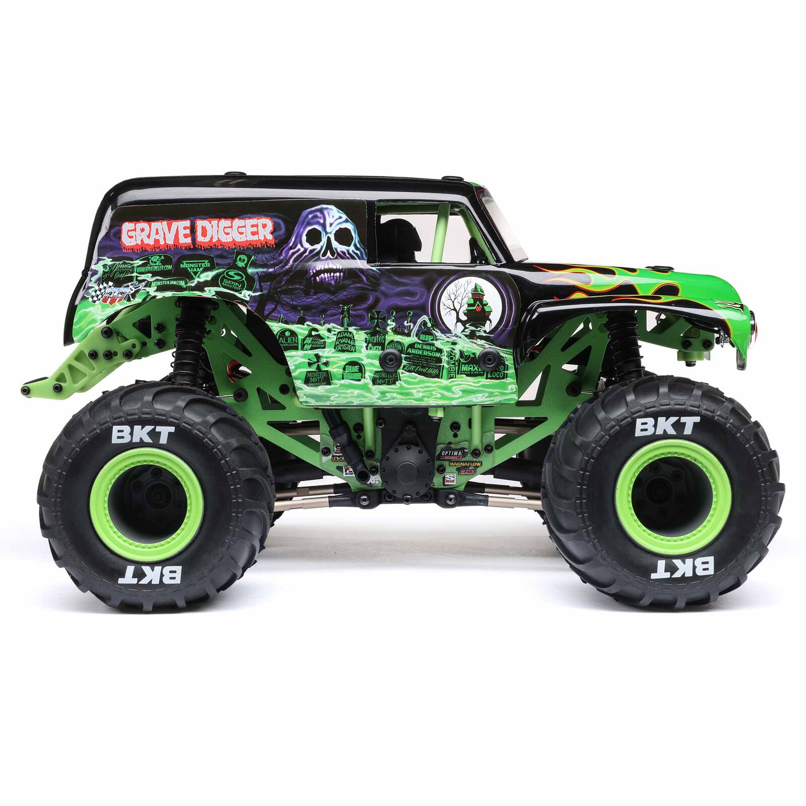 Losi Mini LMT Grave Digger 1/18 4WD Monster Truck LOS01026T1