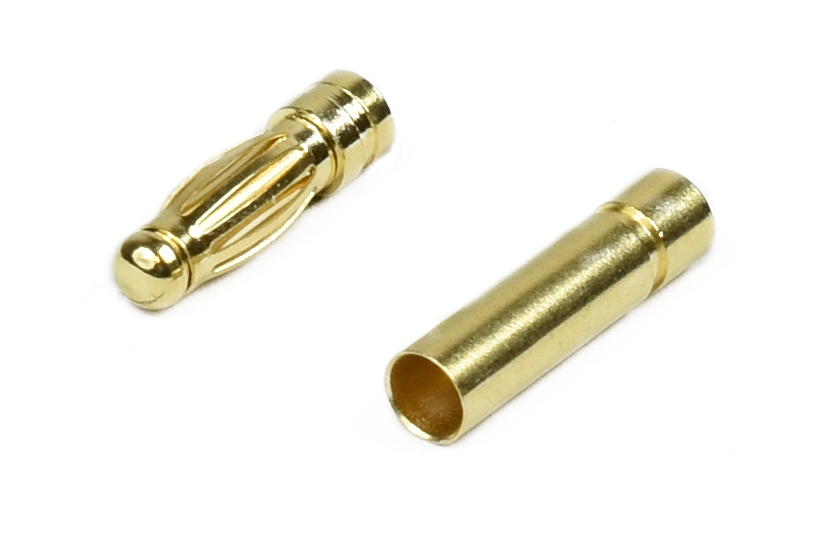 Modster Goldkontaktstecker 3mm 1 Paar MD11202
