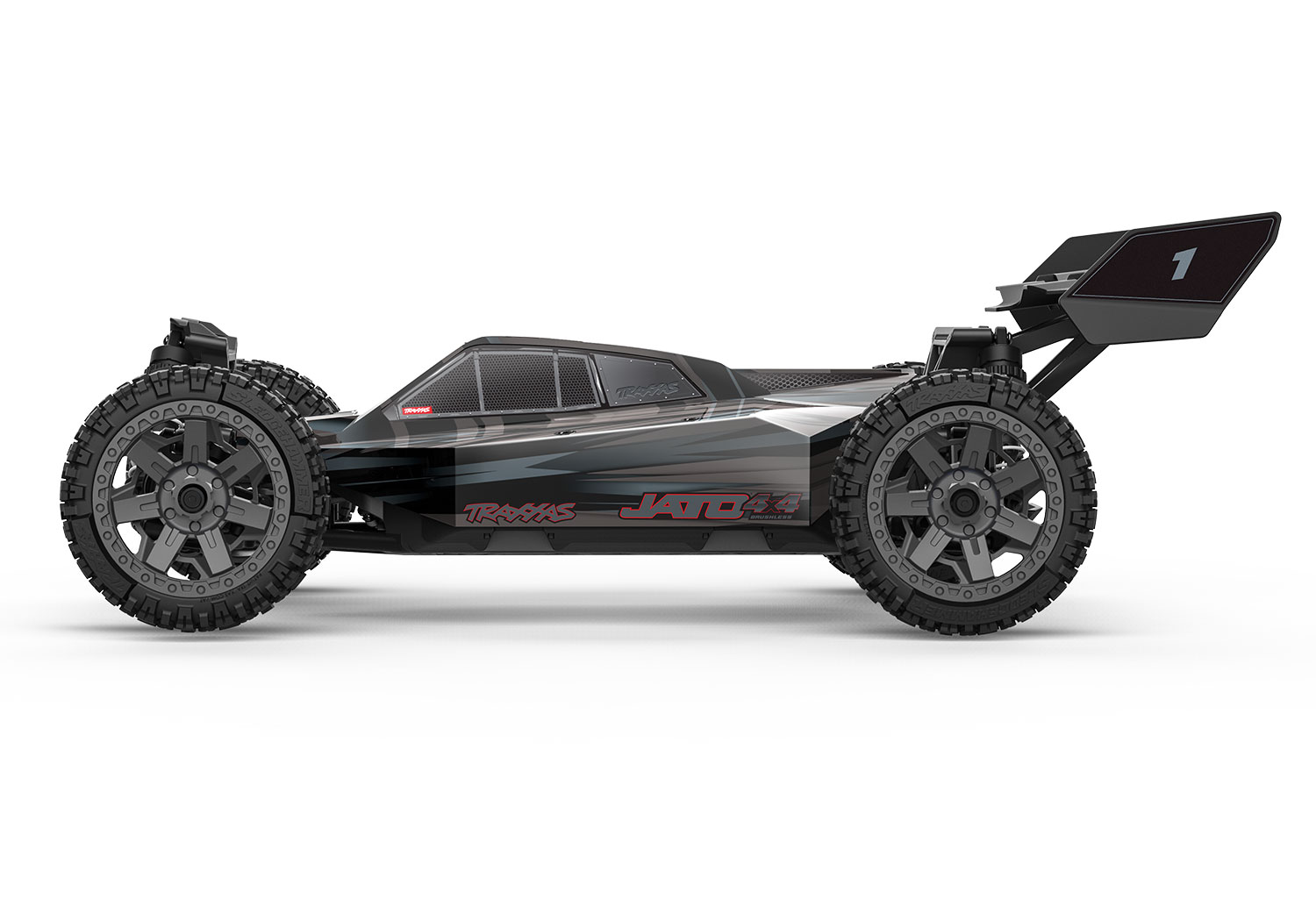 Traxxas JATO 4x4 BL-2S Brushless Buggy schwarz HD-Teile ARTR 90154-4 - Abbildung 3