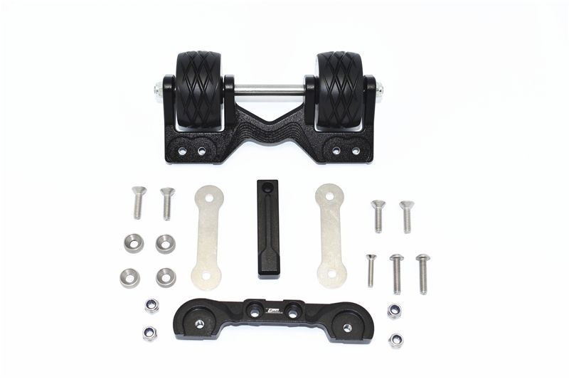 GPM Alu Wheeliebar hinten schwarz Traxxas MAXX