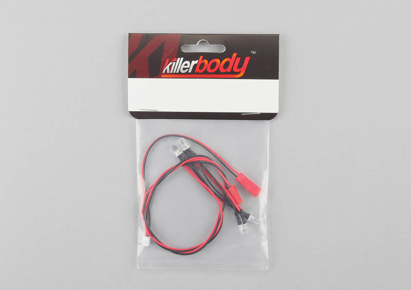 Killerbody LED Unit Set für Scheinwerfer (4x 5mm weiße LEDs) - Abbildung 2