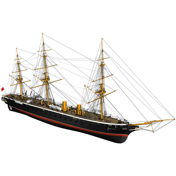 Billing Boats HMS Warrior 1:100 Baukasten BB512