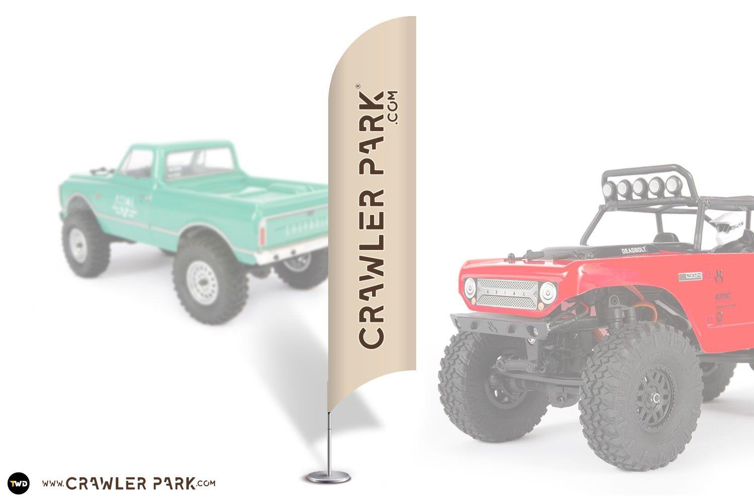 ToysWD Crawler Park: Flag Crawler park 1/24 & 1/18 (2 pieces) TWD240017 - Abbildung 1