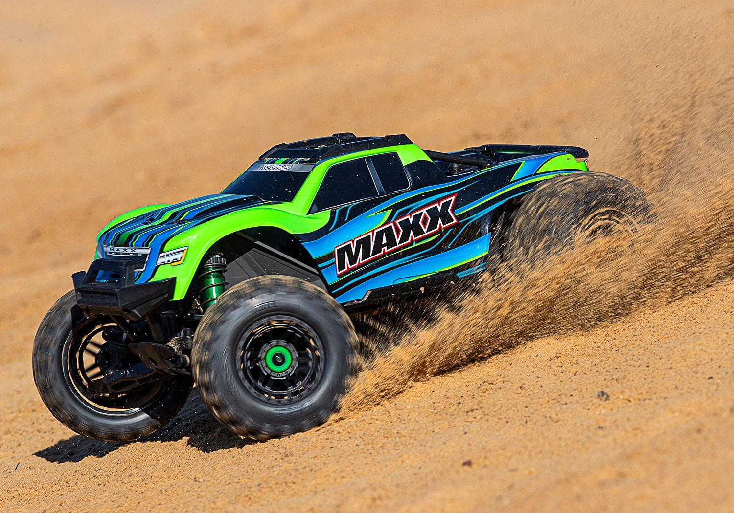 Traxxas Wide MAXX 4x4 Grün RTR VXL-4S Brushless Monstertruck ohne Akku/Lader 89086-4 - Abbildung 5