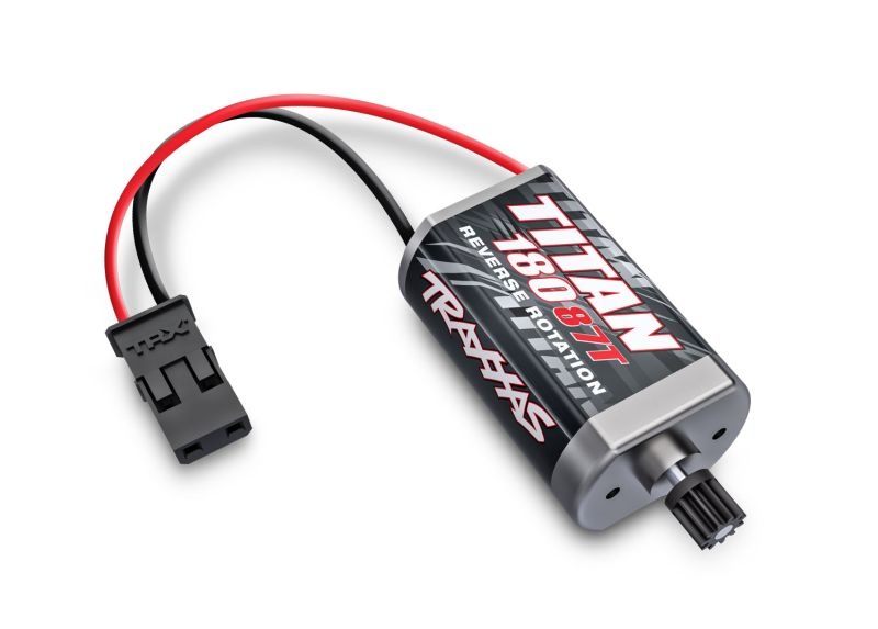 Traxxas Motor Titan 87T (87-turn, 180er) mit Ritzel 11 Zähne 9775 - Abbildung 1