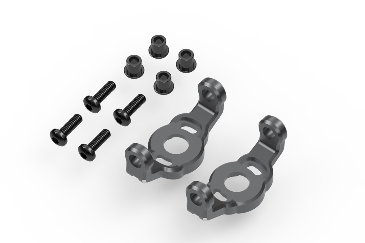 HPI Aluminum C-Hub Set (Gunmetal) 161145 - Abbildung 1