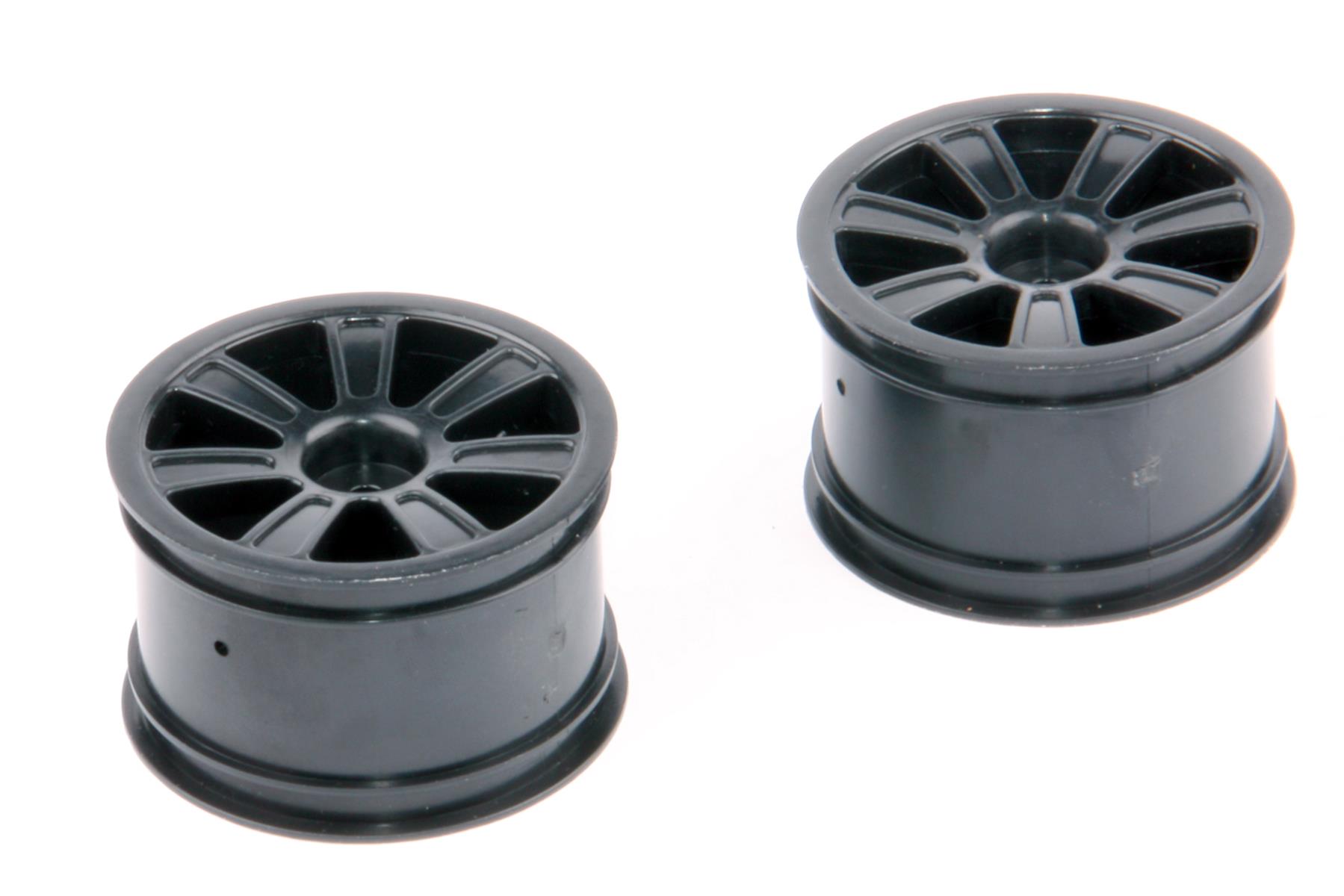 LRP Speichen Felge HA schwarz (2 Stk.) - S10 Twister BX 124050