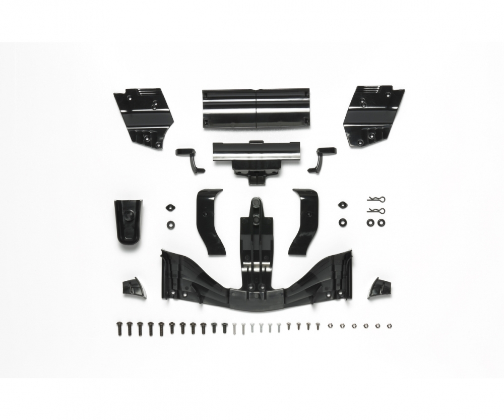 Tamiya 51604 F104 Spoiler-Set Schw. Vo/hi (H/J-Teile) 300051604