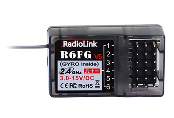 RadioLink Empänger R6FG 6-Kanal mit Gyro R6FG