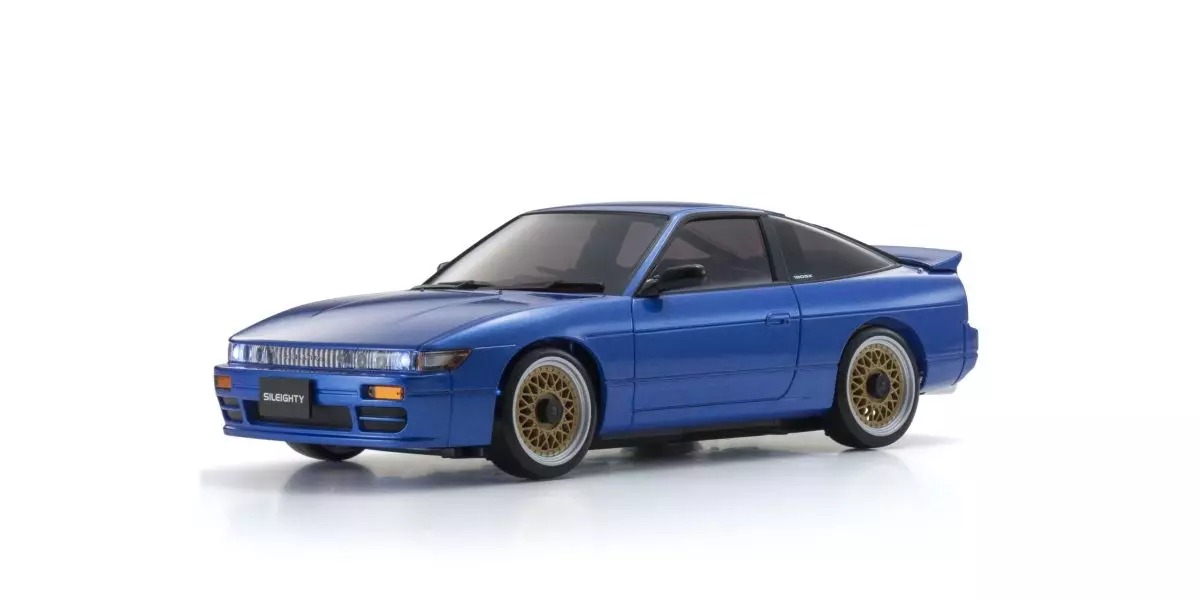 Kyosho Mini-Z AWD Nissan Silvia S13 Sileighty Blue (MA020N-M/KT531P) 32660BL - Abbildung 1