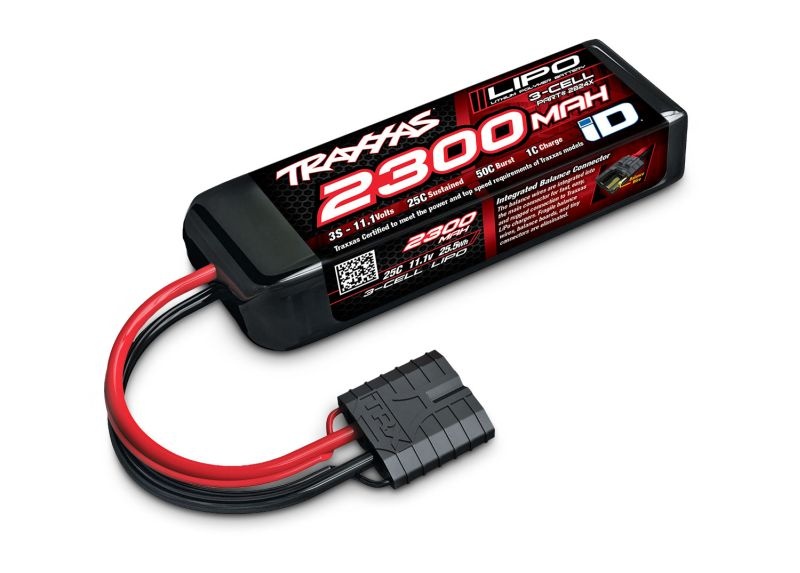 Traxxas LiPo Power Cell 2300mAh 11,1V 3s mit ID-Stecker (L110xB35xH22mm) 2824X - Abbildung 1