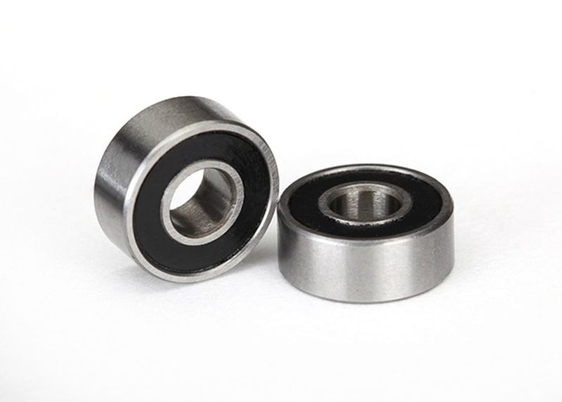Traxxas Kugellager, schwarz, Gummidichtung (4x10x4mm) (2) 5104A