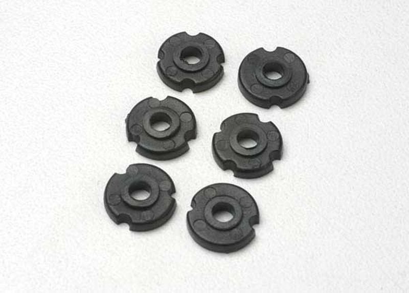 Traxxas PISTON HEAD SET, BLACK SHOCK 2365