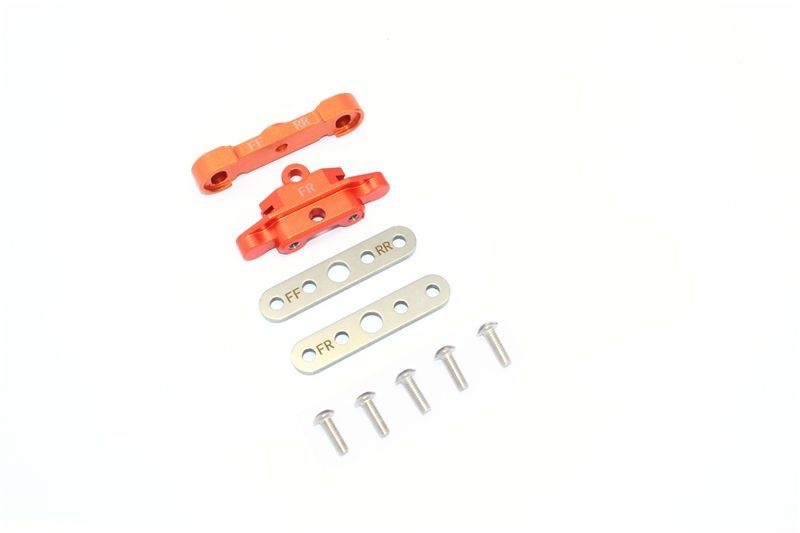 GPM Alu Querlenkerhalter unten vorne orange Traxxas MAXX