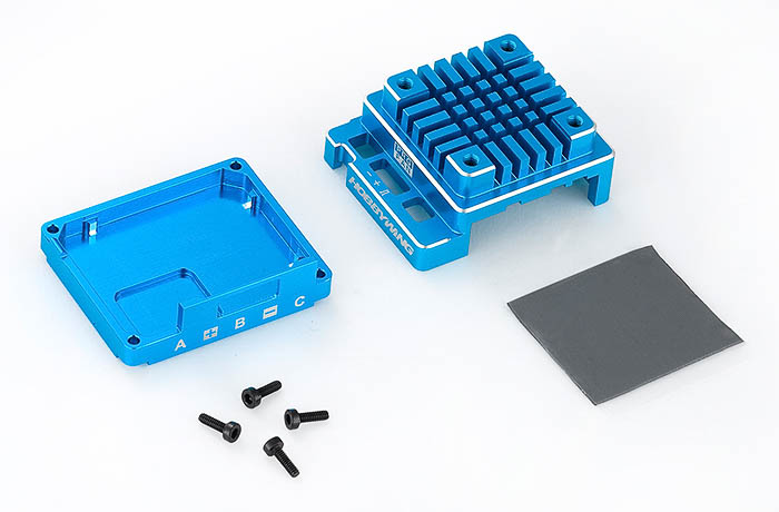 HW30800002 Ersatz Alugehäuse Set für X120A V3.1 Blau - Abbildung 1