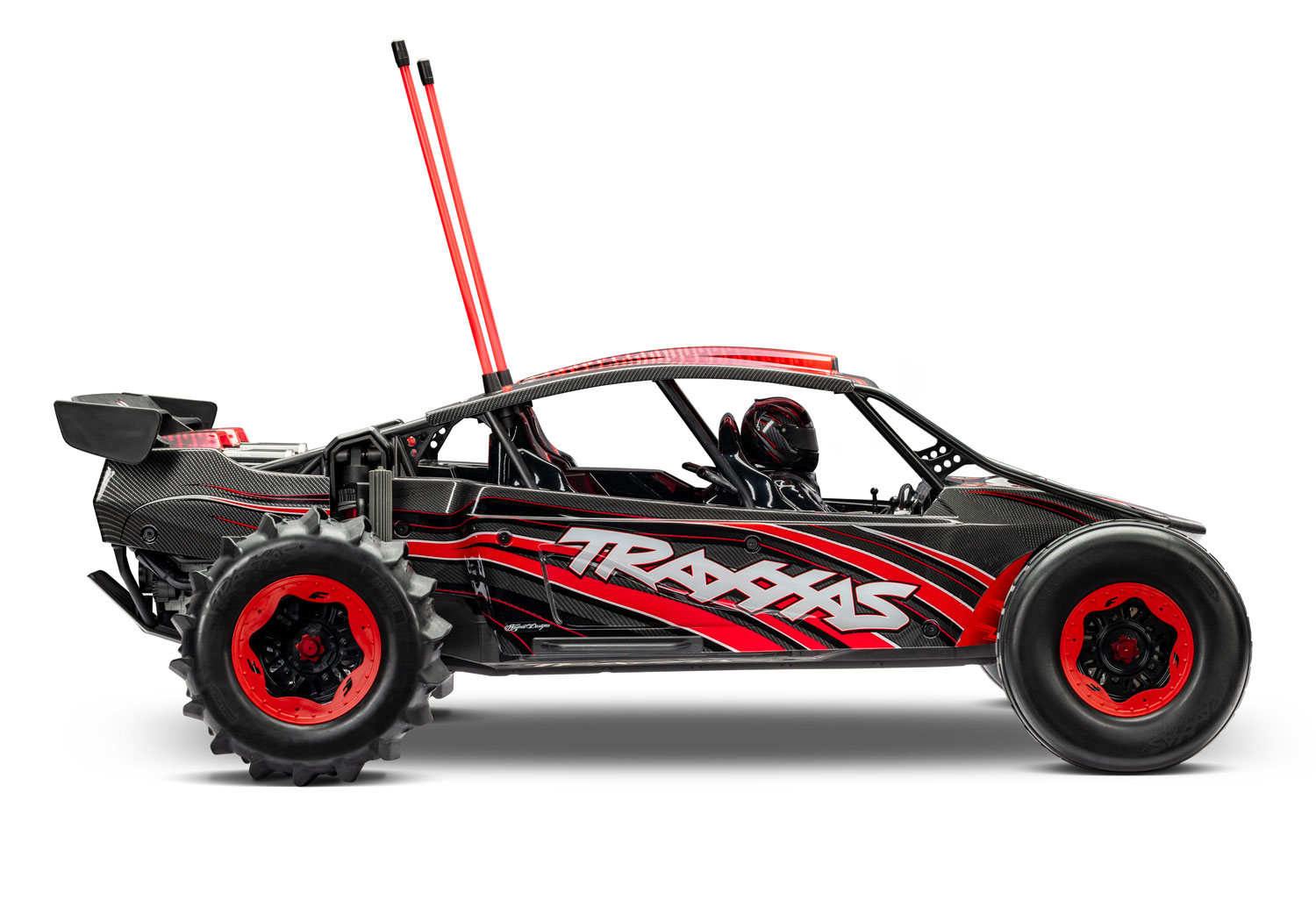 Traxxas FUNCO RWD 8S VXL 1/6 Sand Car Rot RTR Brushless o. Akku & Lader 109076-4 - Abbildung 4