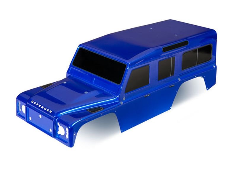 Traxxas Karosserie Land Rover Defender, blau +Decals 8011T