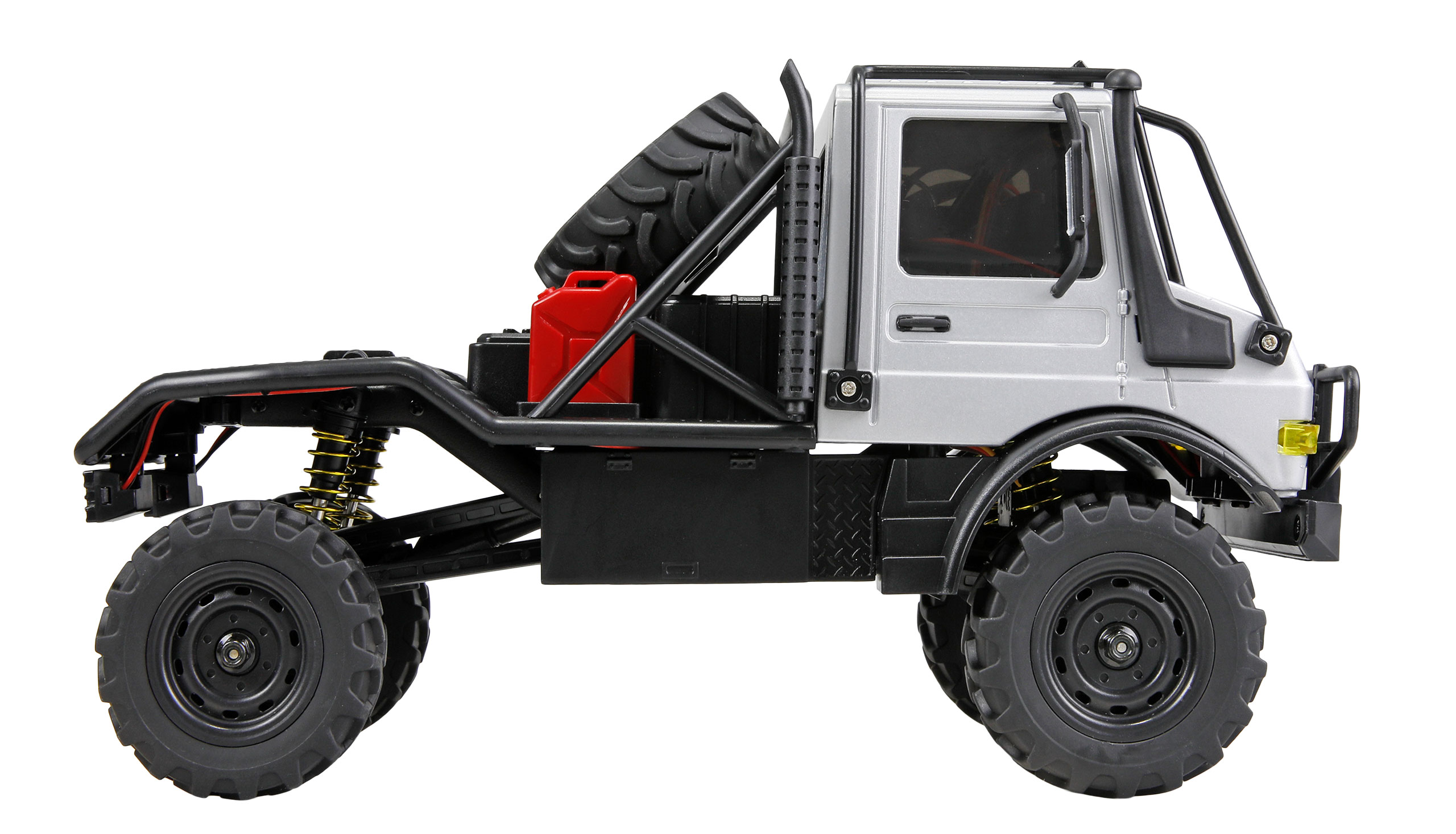 Amewi Mercedes-Benz Unimog U4000 Scale Crawler 4WD 1:18 RTR grau 22768