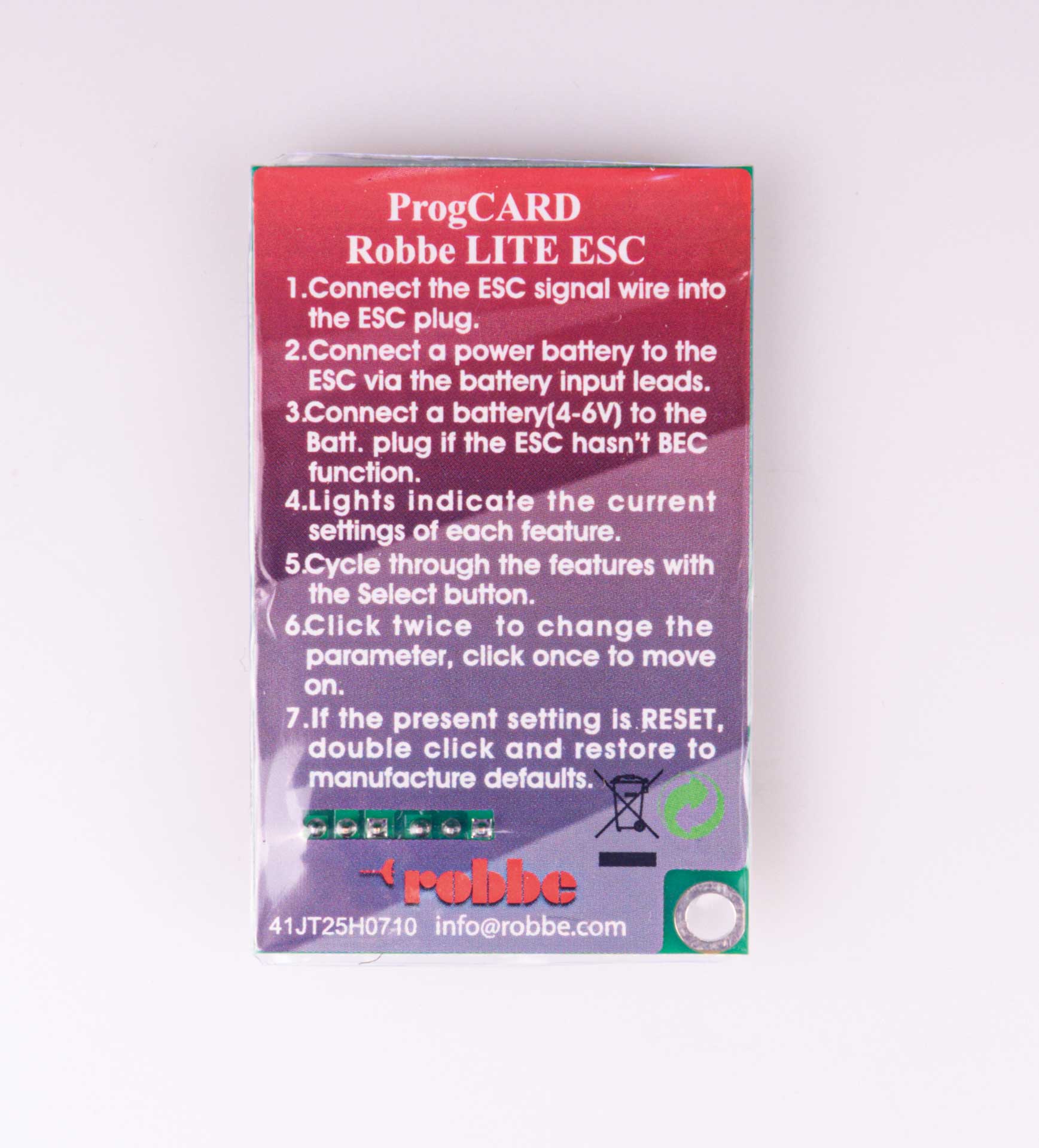 Robbe RO-CONTROL Programmierkarte LITE 8746