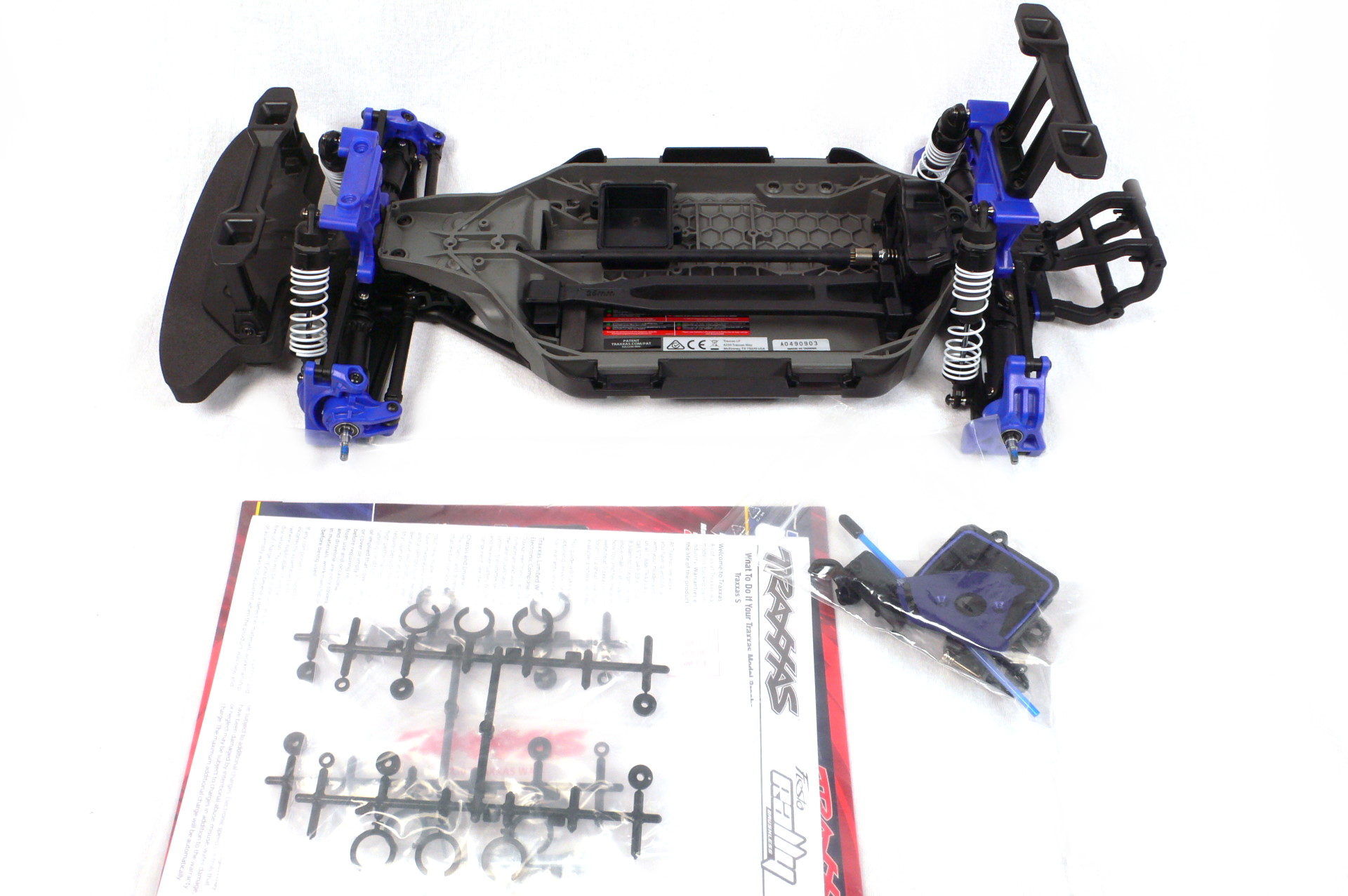 Traxxas Rally 4x4 BL2S Clipless 1:10 Chassis Roller Ersatzteilspender - Abbildung 3