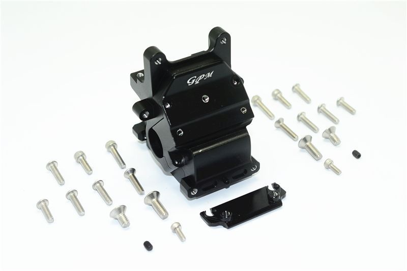 GPM Alu Getriebegehäuse v/h schwarz ARRMA Kraton, Tali, Typh, Sent,Outca,Notor,Infra,FT  6s MAK012BK