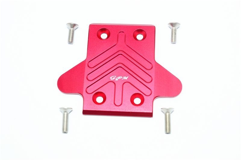GPM Alu Chassisplatte hinten rot ARRMA Kraton, Senton, Outcast, Notorius 6s MAK331RR