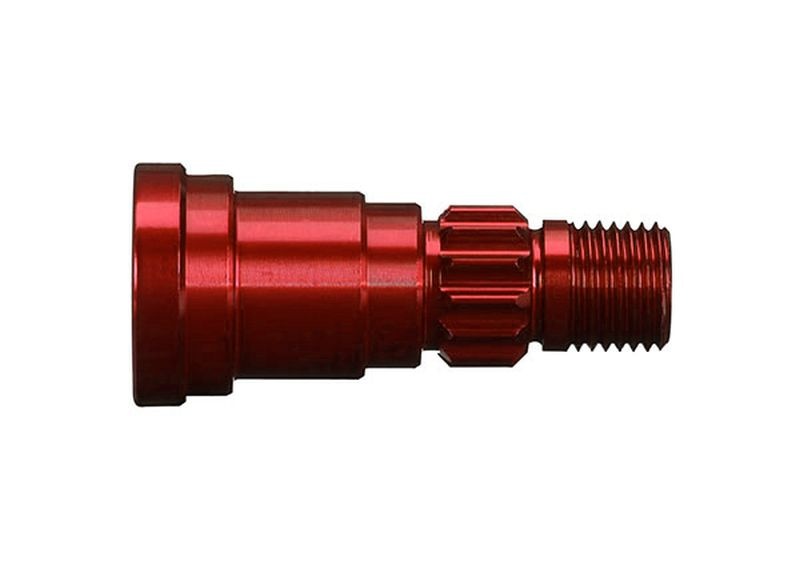Traxxas Stub axle, aluminum (red-anodized) (1) (use only with #7750X 7768R