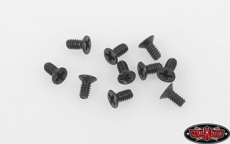 RC4WD Steel Flat Head Cap Screw M1.4 X 3mm (10) Z-S1520