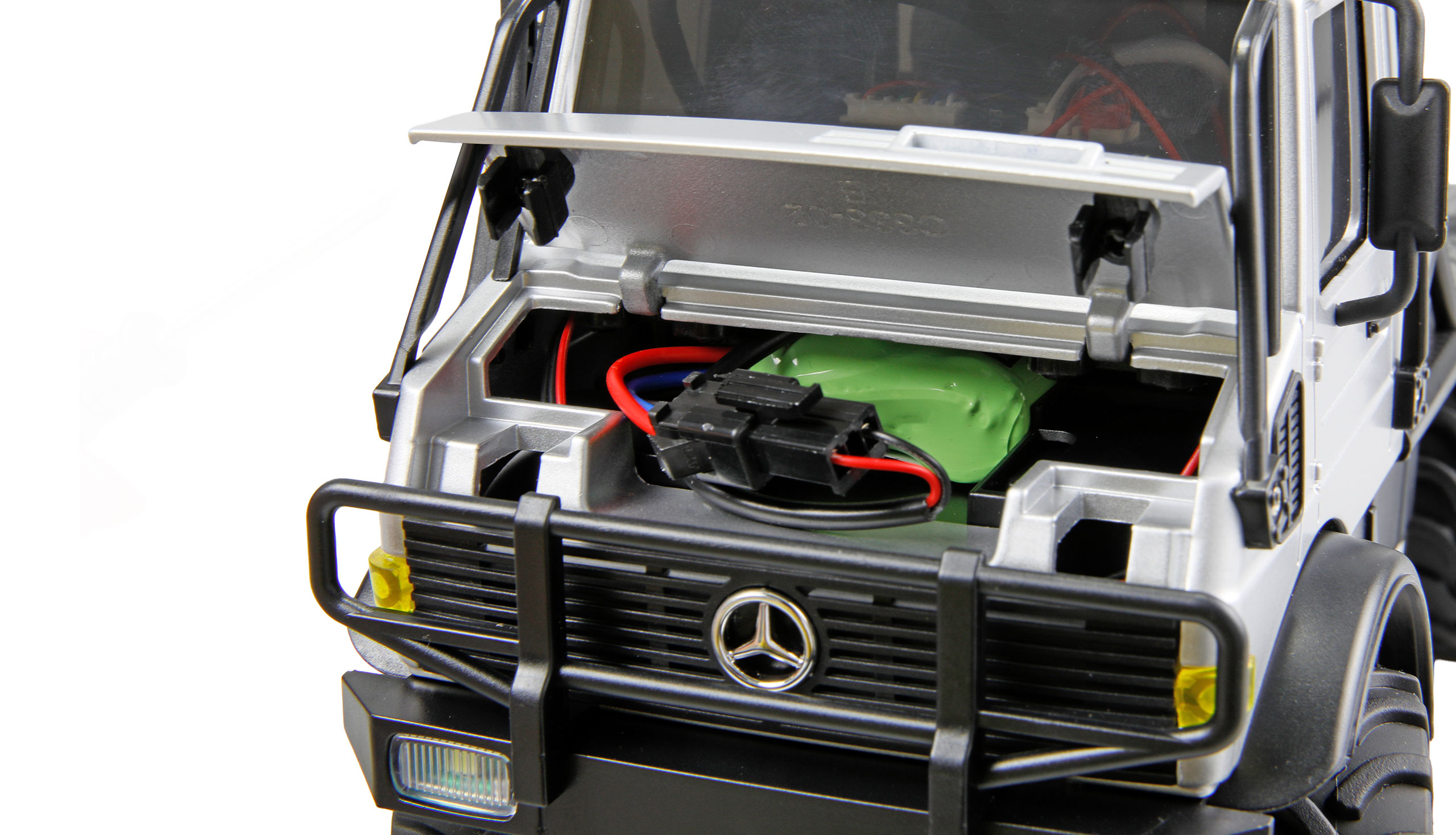 Amewi Mercedes-Benz Unimog U4000 Scale Crawler 4WD 1:18 RTR grau 22768