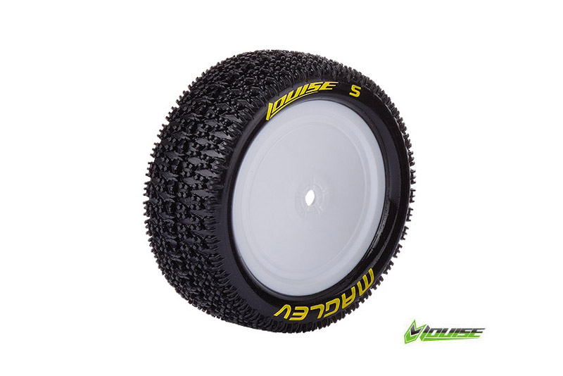 Louise E-Maglev Super-Soft Felge weiß (2) 1:10 4WD vorn 12mm Sechskant L-T3174VWKF